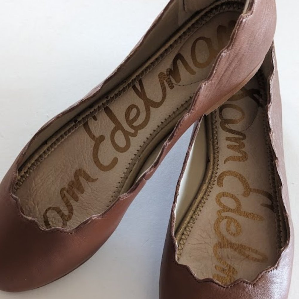 Sam Elderman ballet flats brown size 6